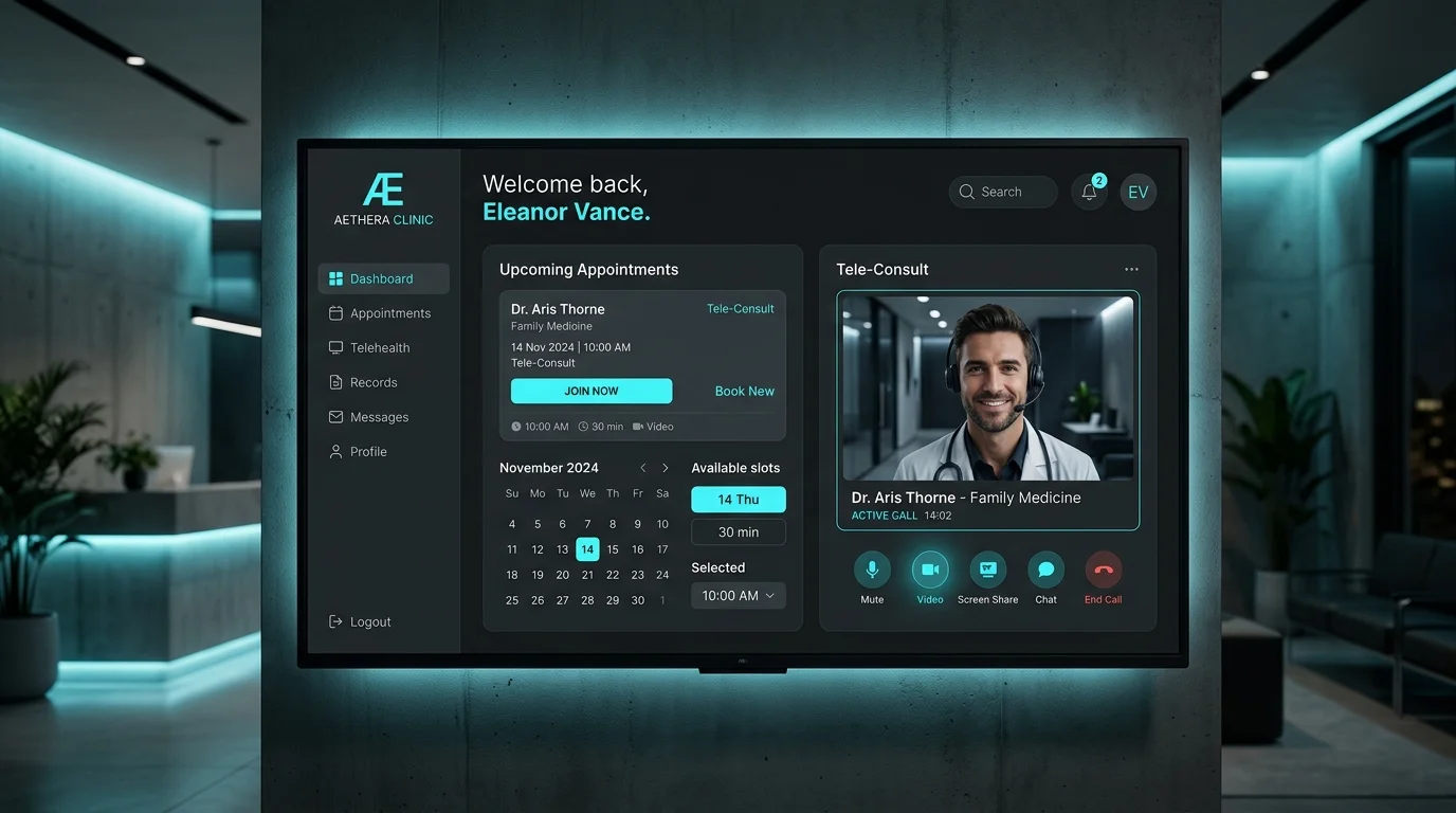 Lumina Health Portal — concept project preview