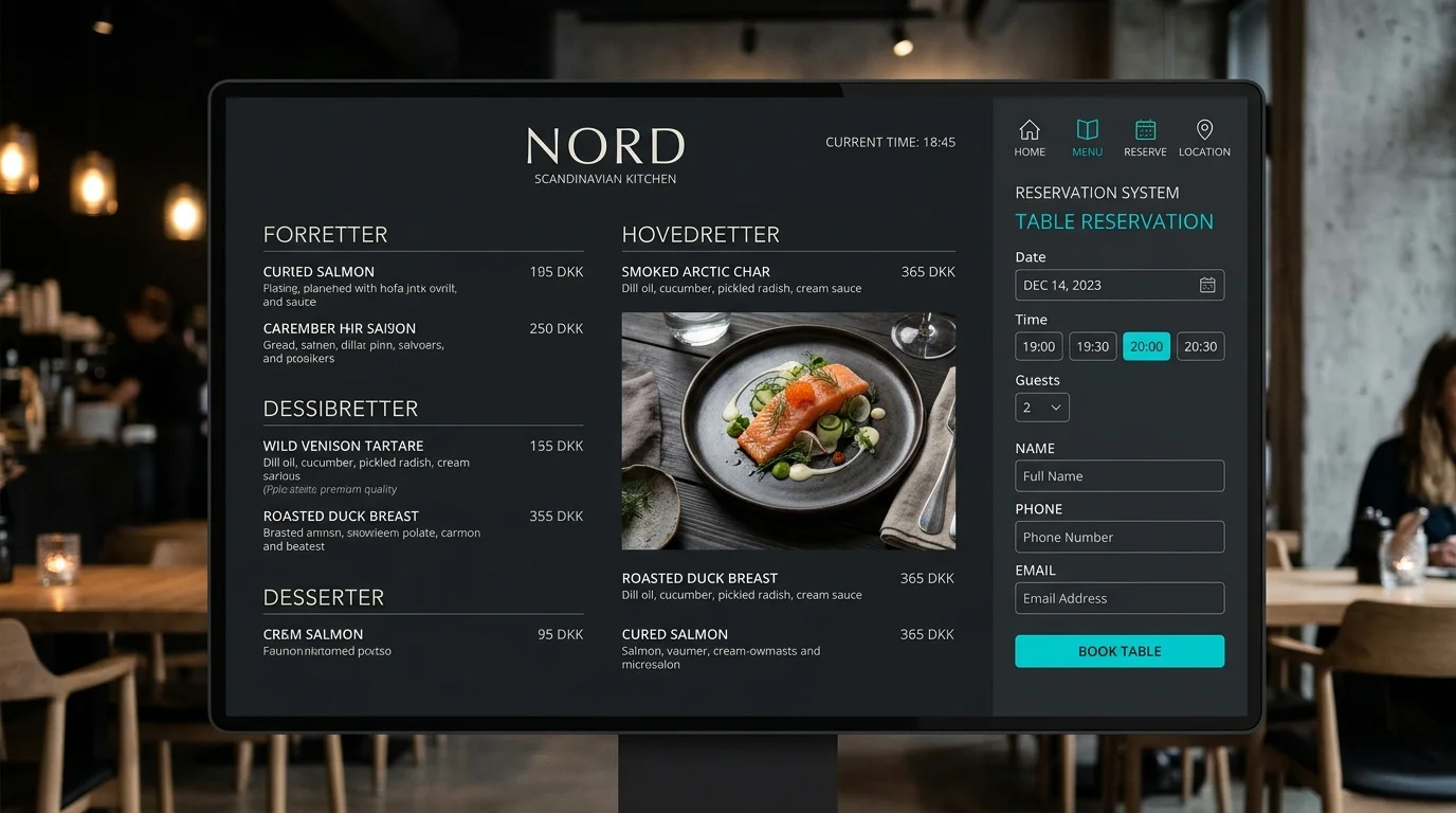 Nordic Dine Experience — concept project preview